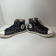 Converse DC Comic Collab Joker Batman Hi Top Youth Kids Sz 2 Sneakers Shoes Fair