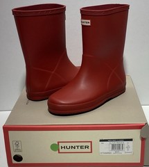Hunter Little Kids First Classic Kid’s Rain Boots Military Red 3 Girl 2 Boy 33 E