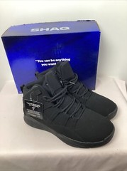 NEW Shaq Full Press Basketball Sneaker Black Hi Top 172764 Sz Youth 5.5D