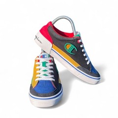 Champion Bandit Color Block Canvas Sneakers Youth 5Y (Women’s 6.5-7) Multi-Color