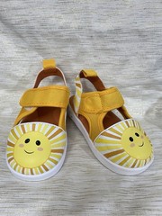 Ikiki Squeaky Shoe Sandal Sunshine V1 Toddler 7 Broken Squeaker AFO Compatible