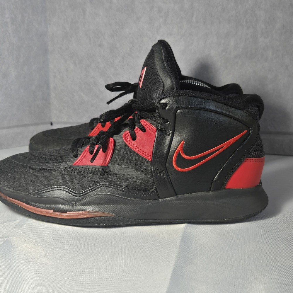 Nike Kyrie Infinity Athletic Running Basketball Shoes Red Black Kids Youth 7Y