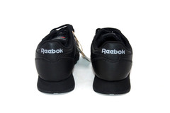 REEBOK CLASSIC LEATHER JUNIOR GZ6094 BLACK/BLACK RUNNING SHOE BIG KIDS