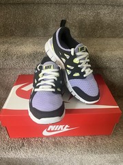 Nike Free Run 2 Purple Pulse Silver Black Youth SZ 5.5Y/ Women’s 7 DD0163-500