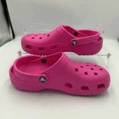 Crocs 206991 Kid’s US J6 Clogs Pink Classic Comfort Slip On Water Sandals