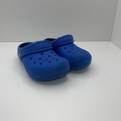 Crocs Classic Lined Clog – Kids- Blue – Size J1