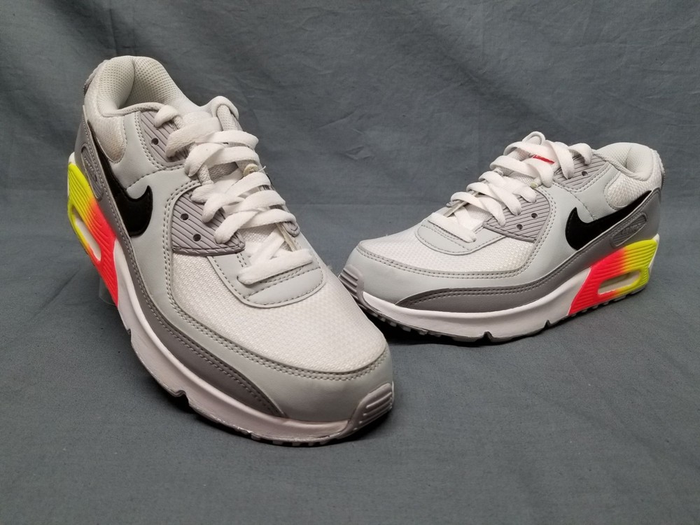 Nike Air Max 90 GS ‚Gradient Cassette‘ Sneakers White Size 7Y DISPLAY NEW NO BOX