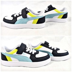 2020s Puma Caven Color Block Low-Top Sneakers / Trainers, Kids Size 2.5C, Unused