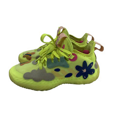 Adidas James Harden Vol 5 Sneaker Solar Yellow Boost Floral FY2118 Youth Kid 4.5