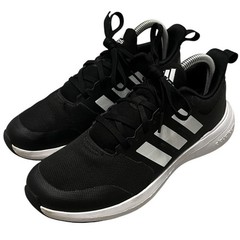 Adidas FortaRun 2.0 Cloudfoam Black & White Sneakers Kids Size 6 28Y001 ID2360