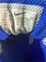 Nike Hyperdiamond 4 Youth Baseball Softball Cleats White Blue Size 6Y