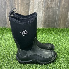 Muck Boot kids unisex solid black Hale Waterproof rain boots 3