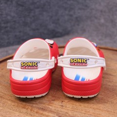 Crocs x SEGA Sonic the Hedgehog Clogs Kids Size C13 Red Limited Edition 2023