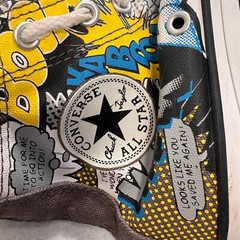 Converse All Star Batman Comic High Top Sneaker Shoes Size Youth 1