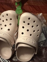 Crocs Classic Clog Kids Slip On Rubber Sandal Quartz color size junior 1