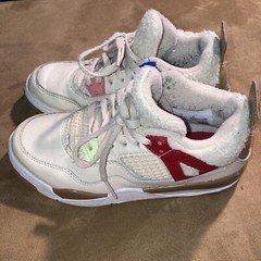 Nike Jordan 4 Retro PS AJ4 Wild Things Ivory Size 1Y Preschool Casual DH0573-264