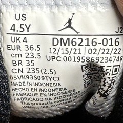 Jordan 1 Mid SE Elephant Print GS Black Grey DM6216-016 Size 4.5Y Sneaker