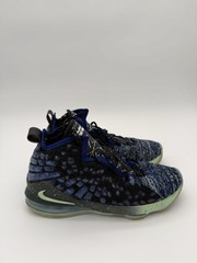 Nike LeBron 17 GS Constellations BQ5594-407 Blue Vapor Green Size 7Y EU 40