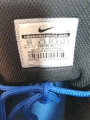 NIKE AIR MAX 2 CB HIGH TOP SNEAKERS GAME-ROYAL /BLACK SIZE 5Y