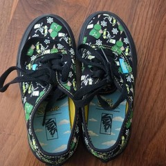Vans The Simpsons x Authentic ‚Glow Bart‘ kids‘ sneakers Size 11.5
