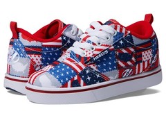 Heelys Pro20 Prints Kids Roller Skate Sneakers, Unisex, Red/Navy/White