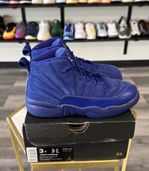 Size 3 (PS) – Jordan 12 Retro Mid Deep Royal Preowned Og Box