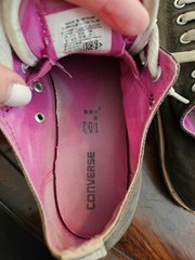 Converse All Star Chucks Multi Colored Youth Size 5 Black Pink Chuck Taylor Low