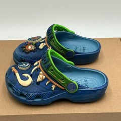 Crocs Disney Moana Maui Classic Clogs Kids 11 Blue Slip On Casual Shoes Ebay4094