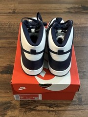 Nike Dunk High GS ‘White Navy’ (size 6y/wmns 7.5)