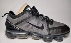 Nike Vapormax 2019 GS Triple Black Ghost AJ2616-001 Size 6.5Y