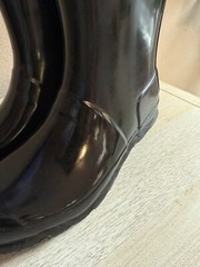 Hunter Original Pull On Big Grab Handle Gloss Rain Boots US 3B 4G