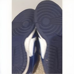Nike Dunk Teens Blue/White Colorblock Low-Top Lace-Up Sneakers Rubber Outsole