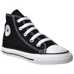 Converse EU 22 UK 6 Chucks Chuck Taylor All Star Kids Black Black Trainers