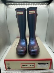 Hunter Original Nebula Rain Boot Stornoway Blue Little Kid Size 2