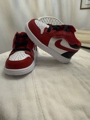 Size US5C – NIKE JORDAN 1 LOW ALT(TD) BULLS WHITE/GYM RED-BLACK CI3436 163