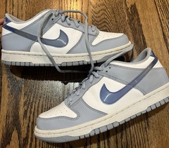 Nike Youth Dunk Low Next Nature GS Blue Whisper Iridescent (FJ4668-400) Size 6Y