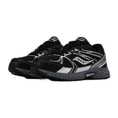 Saucony Ride Millenium Black Metallic Silver SYF25BB2 GS New