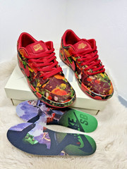 Nike SB Dunk SB Low Pro x The Wizard of Oz Poppy Field New FZ1236-600 Size 3Y DS
