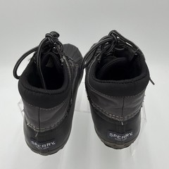 Sperry Boys Bowline Storm Duck Boots | Black & Charcoal Size 3M E21-61911