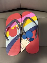 BNWT DISNEY X JUNK FOOD FLIP FLOP THONG SANDALS US SIZE LARGE (L) KIDS 4/5