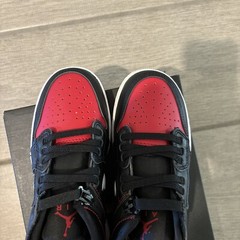Air Jordan 1 Low Flyease GS Alternate Bred Toe Size 4Y/Womens 5.5 DN4639-066 AJ1