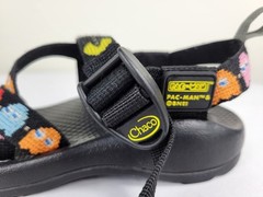Chaco Classic Z1 Pac-Man Sandals Ghost Reteo Arcade Black Youth Kids Size 1