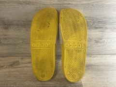 Adidas Pokemon Pikachu Slides Sandals Yellow Size 5 Flip Flops FW7430
