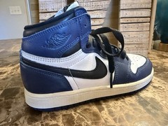 Nike Air Jordan 1 Retro High OG GS FD1412-401 Midnight Navy/B &W size 2.5Y