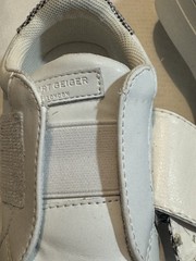 Kurt Geiger London Mini Laney Bow Hook & Loop Low Top Sneaker White US 7