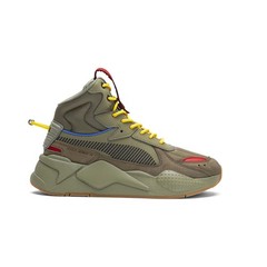 PUMA RsX Mid High Top Youth Boys Green Sneakers Casual Shoes 38043301