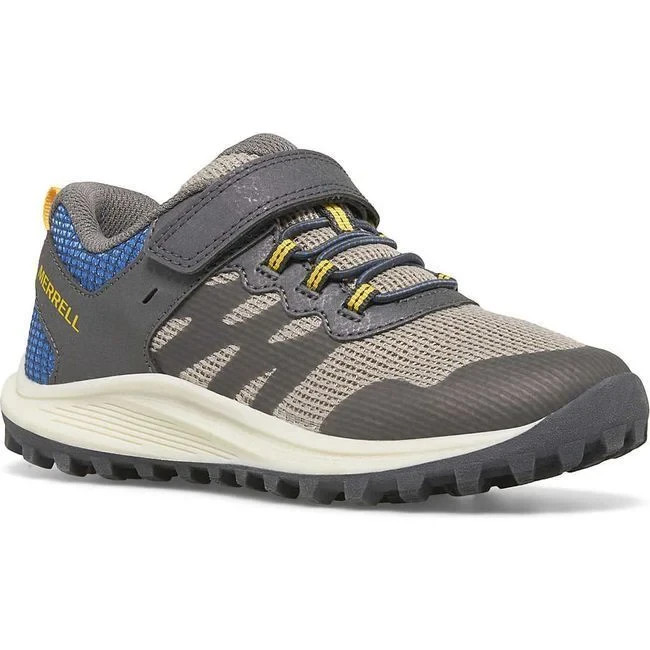 Merrell Nova 3 Shoes Athletic Sneaker MK267664 Grey/Blue/Gold Kids Size 13M