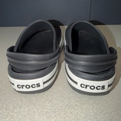 Crocs Crocband Clogs Junior Black Slip-On Round Toe Comfort J3
