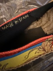 Versace Kids‘ Printed Canvas Espadrille Size 29EU Authentic