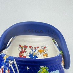 Crocs Sonic the Hedgehog Kids Blue Classic Clog With Jibbitz Charms Size C 5